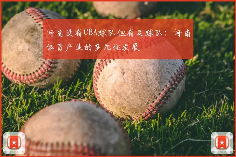 河南没有CBA球队但有足球队：河南体育产业的多元化发展