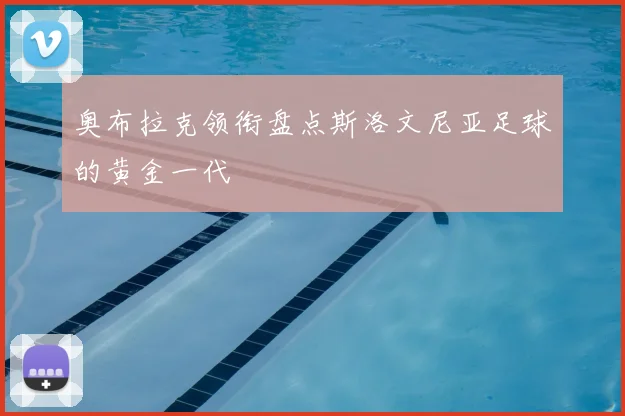 奥布拉克领衔盘点斯洛文尼亚足球的黄金一代